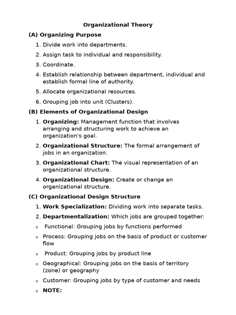 Understanding Organizational Design and Decision Making | PDF ...