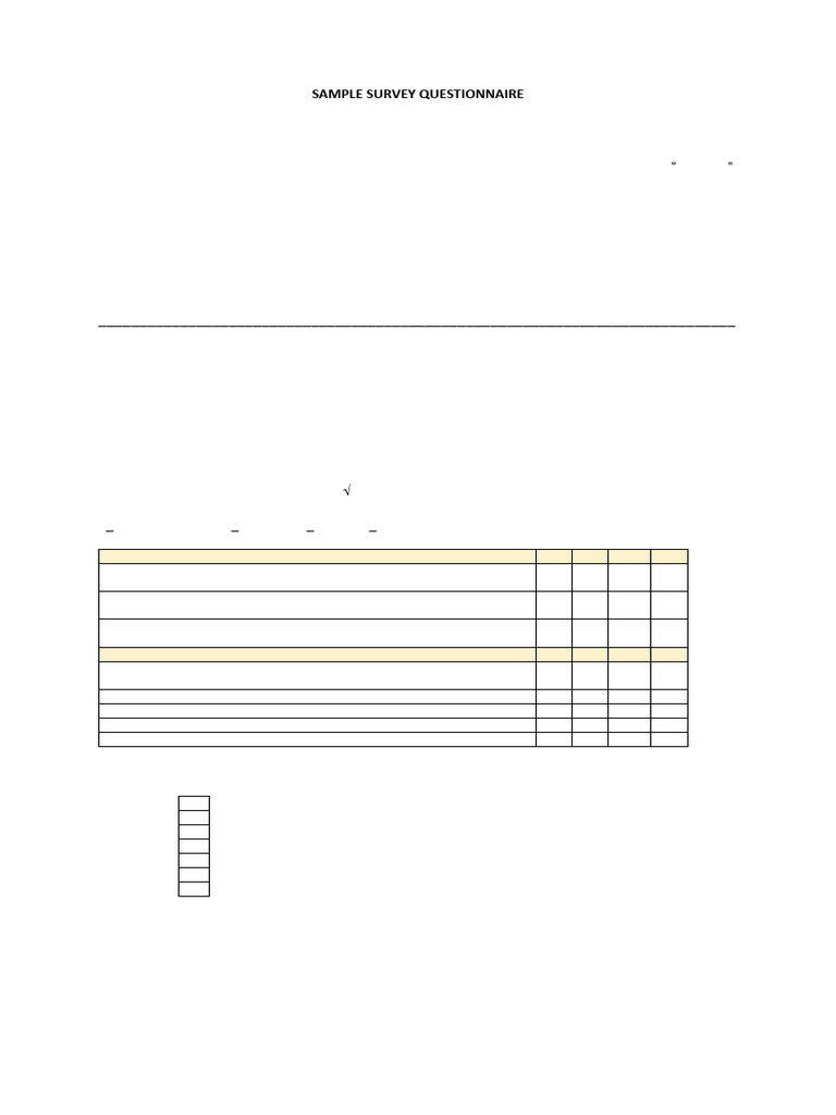 Survey for System Evaluation Feedback | PDF