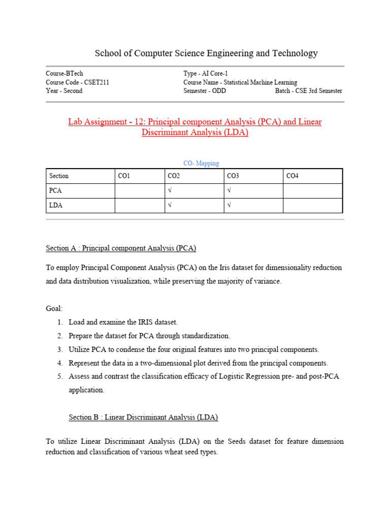 SML Lab 12 | PDF