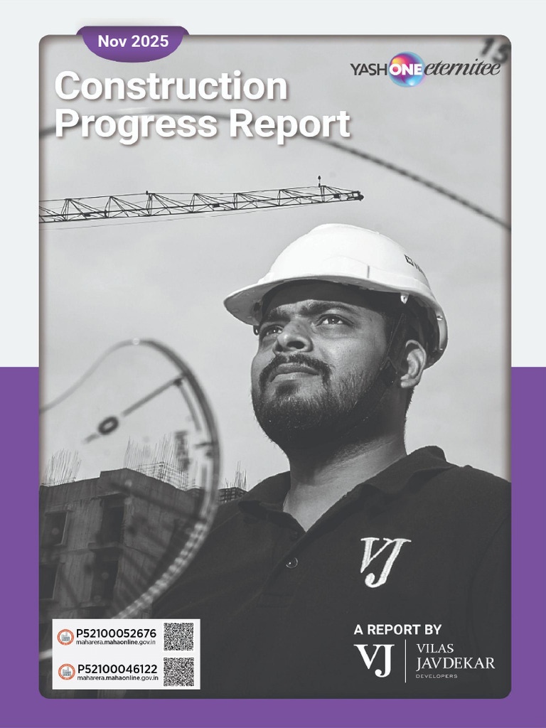 November 2025 Construction Update Report | PDF | Building Engineering ...