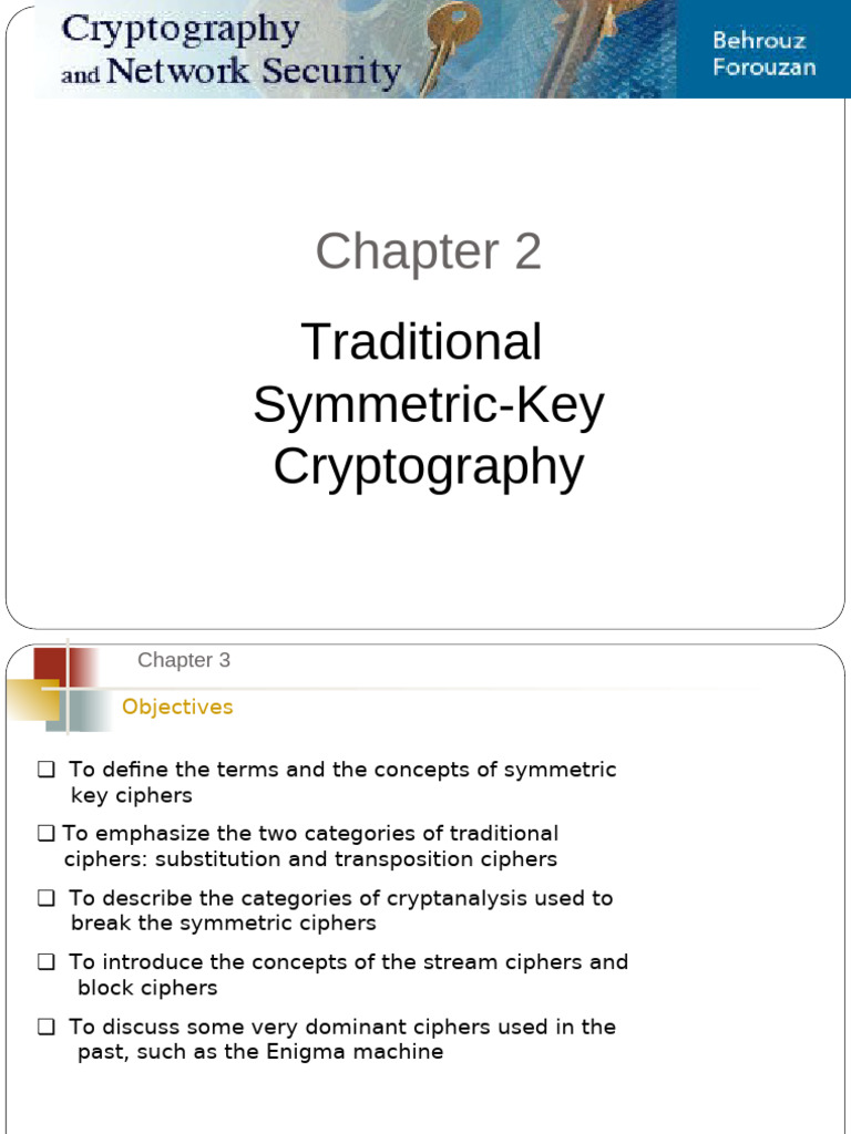 Symmetric-Key Cryptography Overview | PDF | Cipher | Cryptanalysis