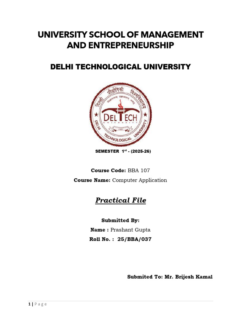 Prashant Gupta Assignment CA | PDF | Microsoft Word | Microsoft Power Point