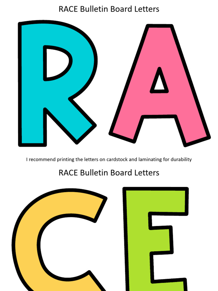 RACE Method for Analyzing Literature | PDF