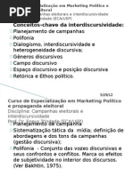 Campanhas Eleitorais e Interdiscursividade