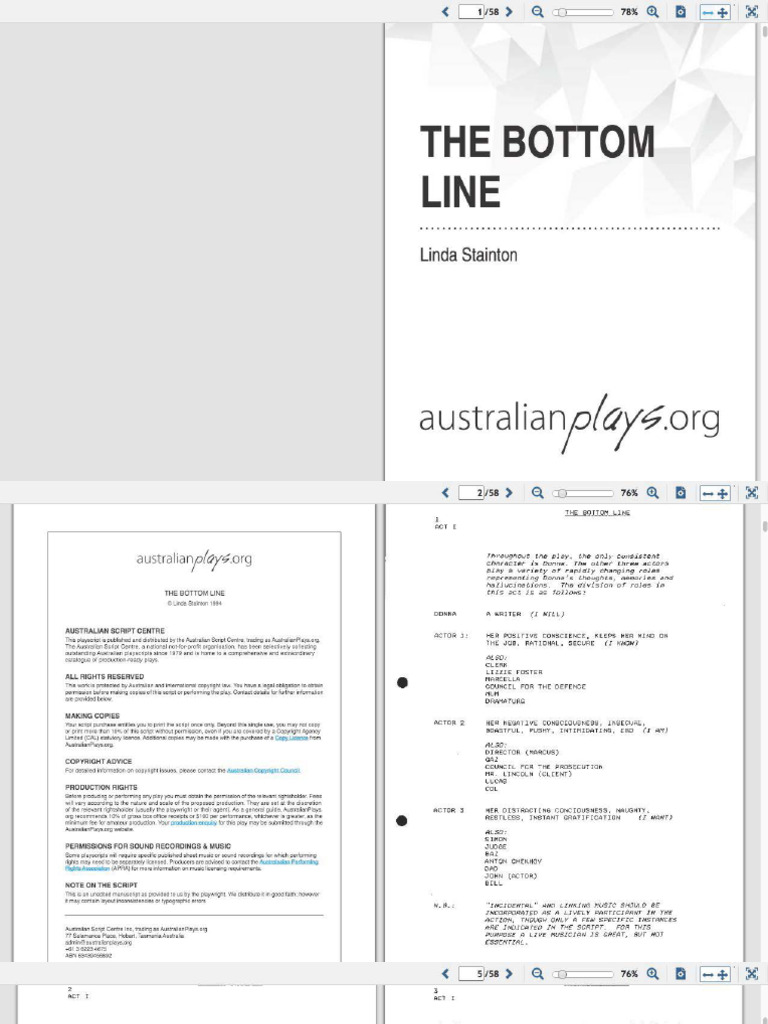 The Bottom Line 2f:2m | PDF