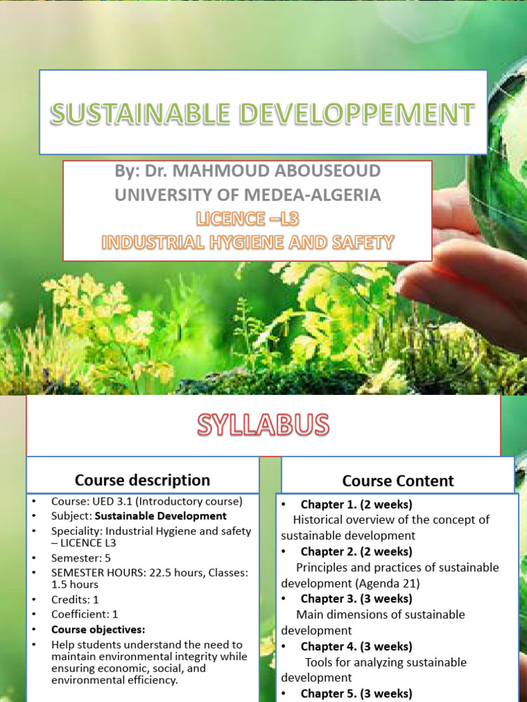 Chapter 1 Historical Background of Sustainable Development | PDF ...