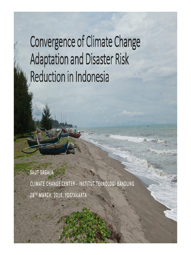 Climate Change Adaptation in Indonesia | PDF | Natural Disasters ...