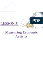 Lesson 3: Measuring Economic Activity