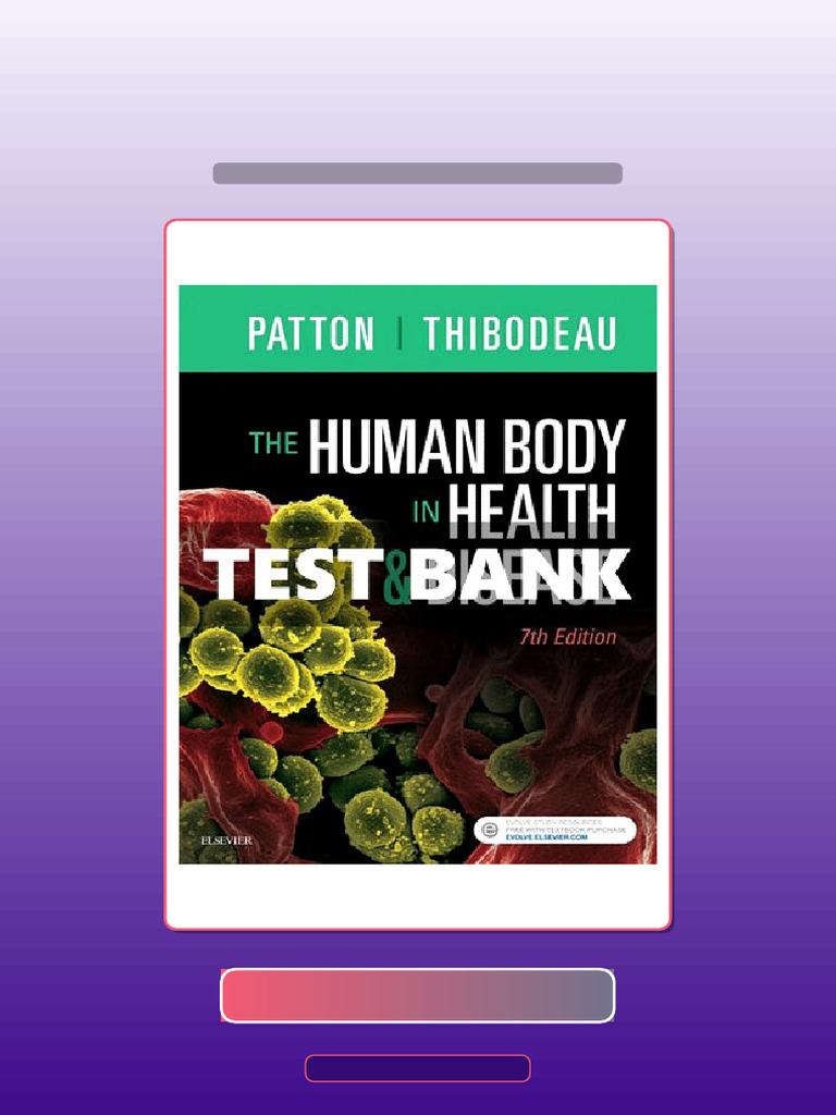 Ultimate Bundle Human Body in Health and Disease 7th Edition Patton ...