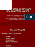 Dasar - Dasar Kemoterapi Pada Penderita Kanker