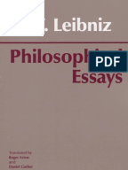 Leibniz critical and interpretive essays