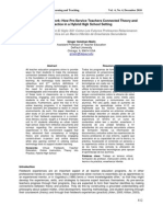 21 Century Fieldwork: How Pre-Service Teachers Connected Theory and Practice in A Hybrid High School Setting