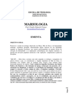 Escola de Teologia Apostila de Mariologia Prof Claudio