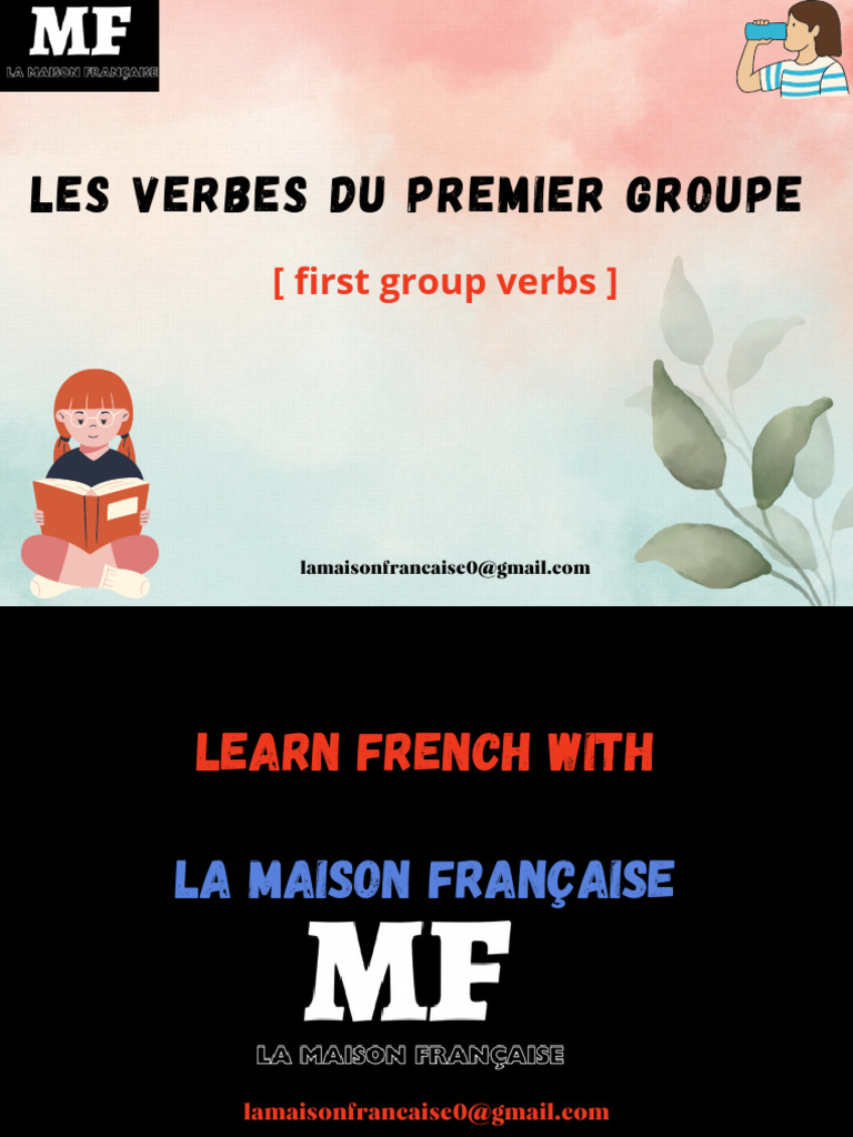French First Group Verbs Guide | PDF
