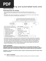 Internal Audit Sampling Standards Guide | PDF | Internal Audit | Audit