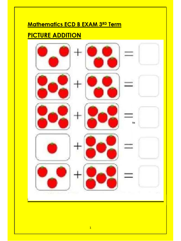 ECD B Maths Term 3 - 070547 | PDF