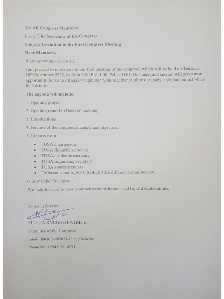 Congress Meeting | PDF
