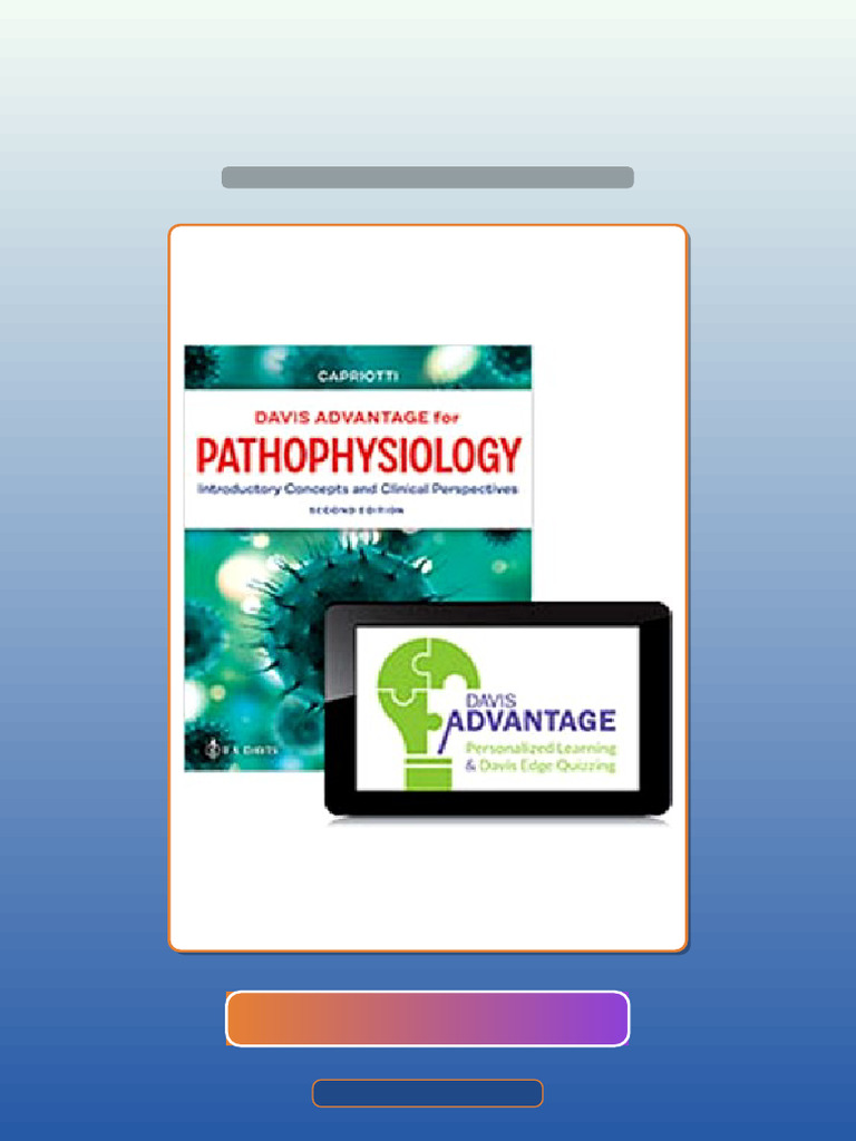 Ultimate Bundle Davis Advantage for Pathophysiology Introductory ...