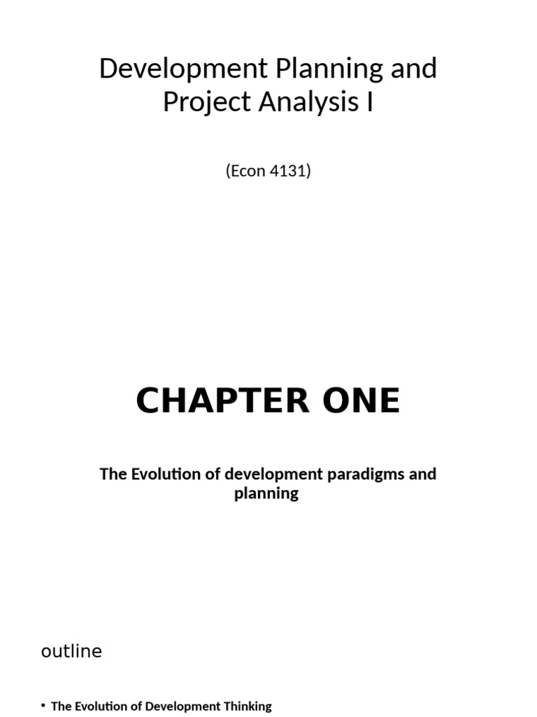 Planning Chapter 1 Lec | PDF | Market (Economics) | Economics