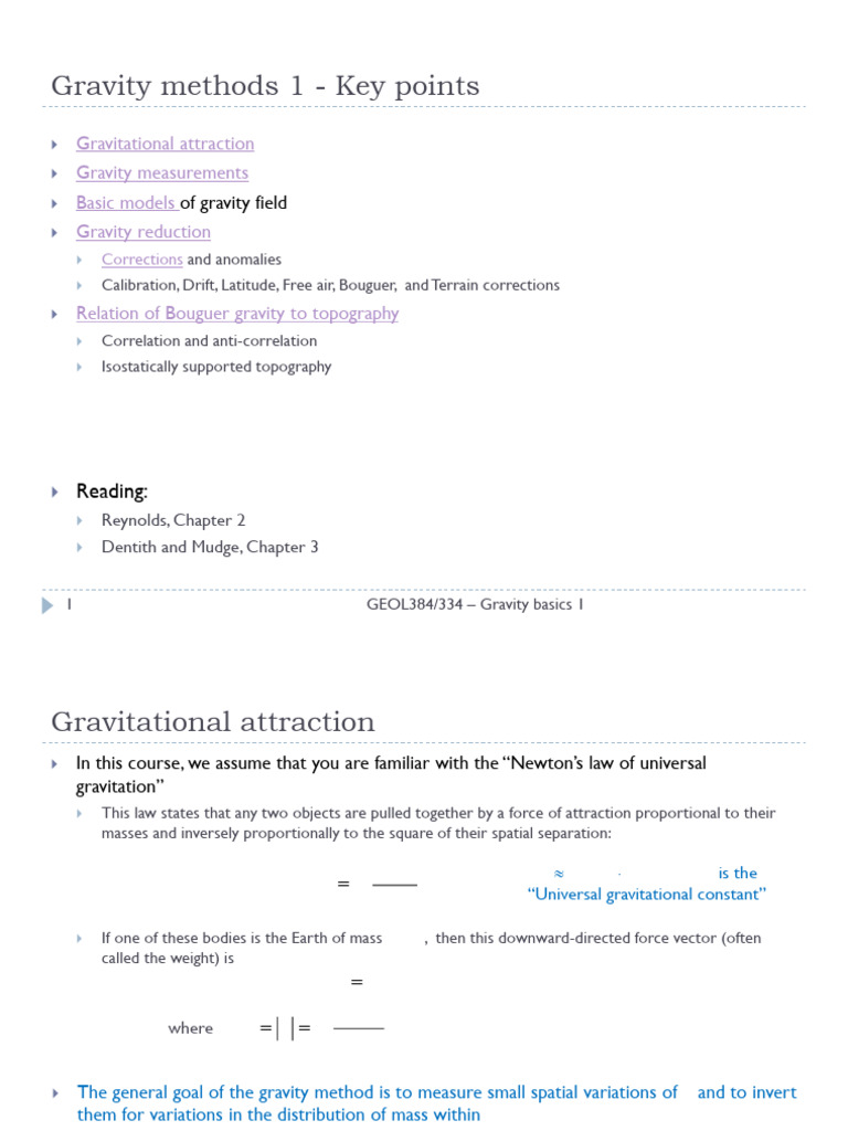 Gravity Basics 1 | PDF | Sphere | Force