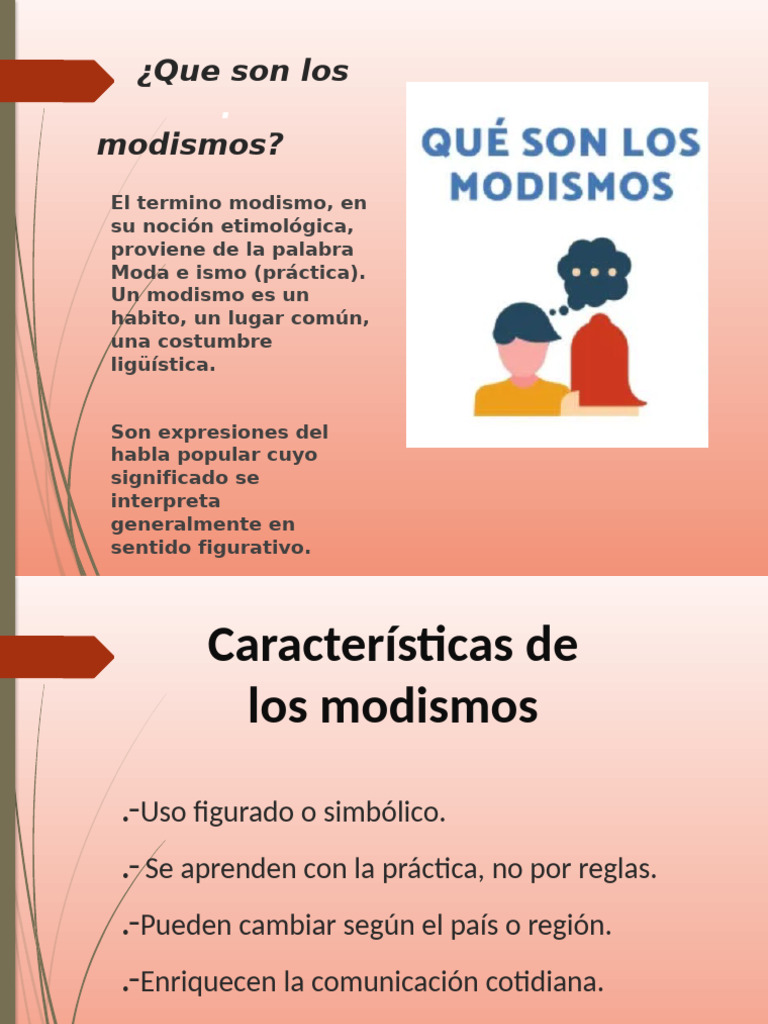 Importancia y Ejemplos de Modismos | PDF