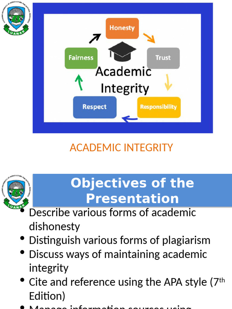 Understanding Academic Integrity and Plagiarism | PDF | Citation ...