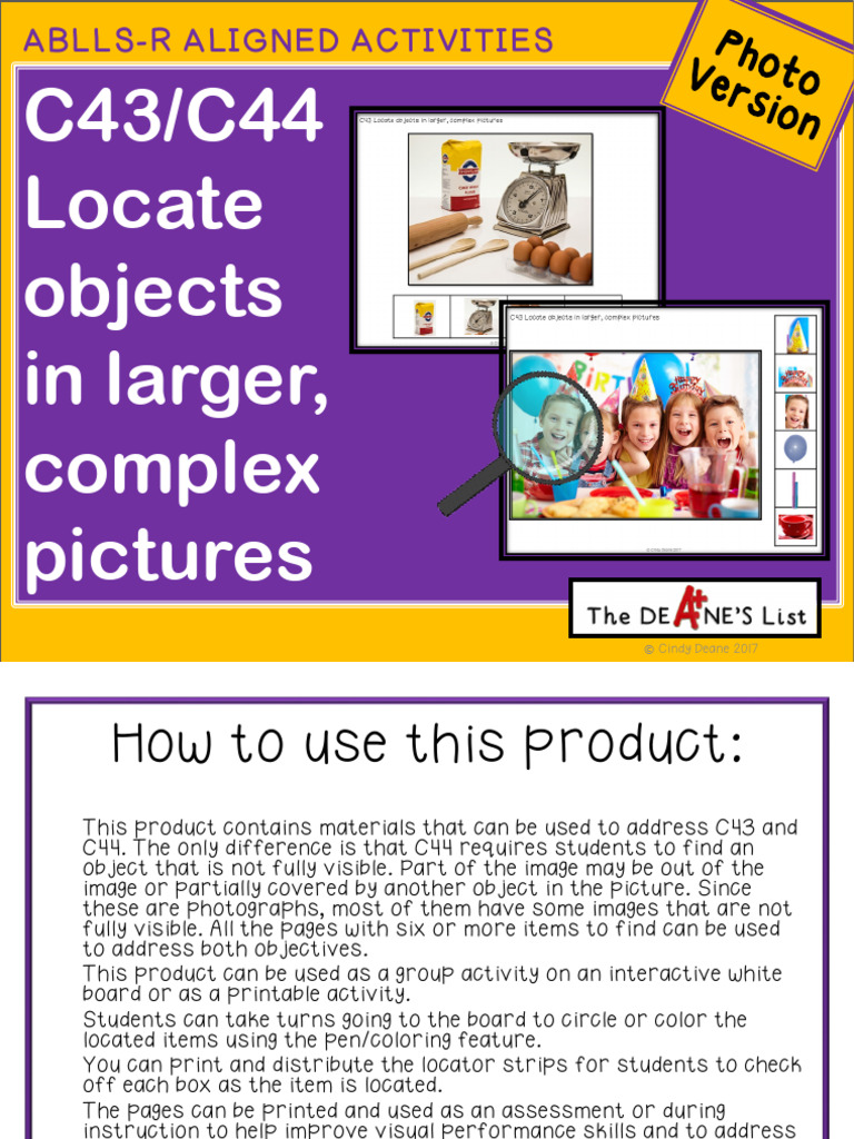 Locate Objects in Complex Images | PDF