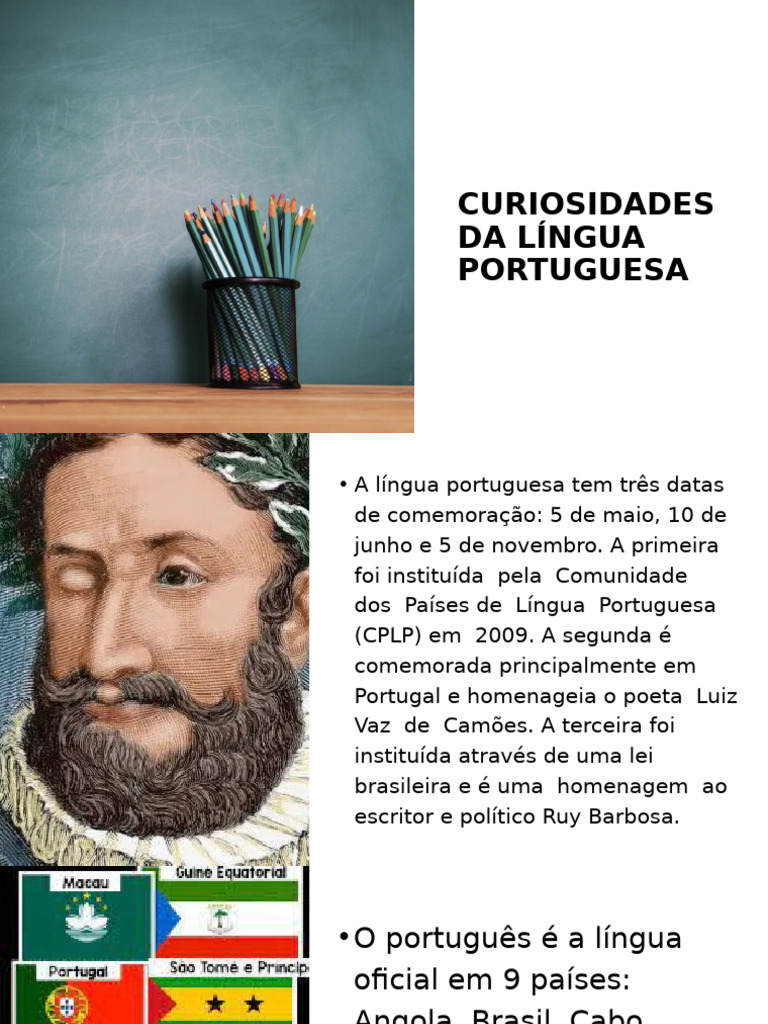Curiosidades sobre a Língua Portuguesa | PDF