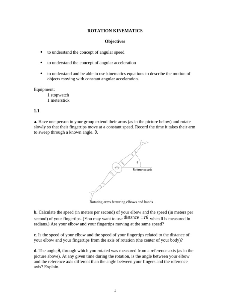 Understanding Rotation Kinematics Concepts | PDF | Acceleration | Angle
