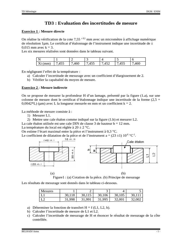 Évaluation des incertitudes de mesure | PDF | Calibrage | Métrologie