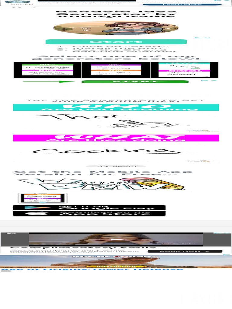 Random Drawing Generator by AudityDraws 2 | PDF