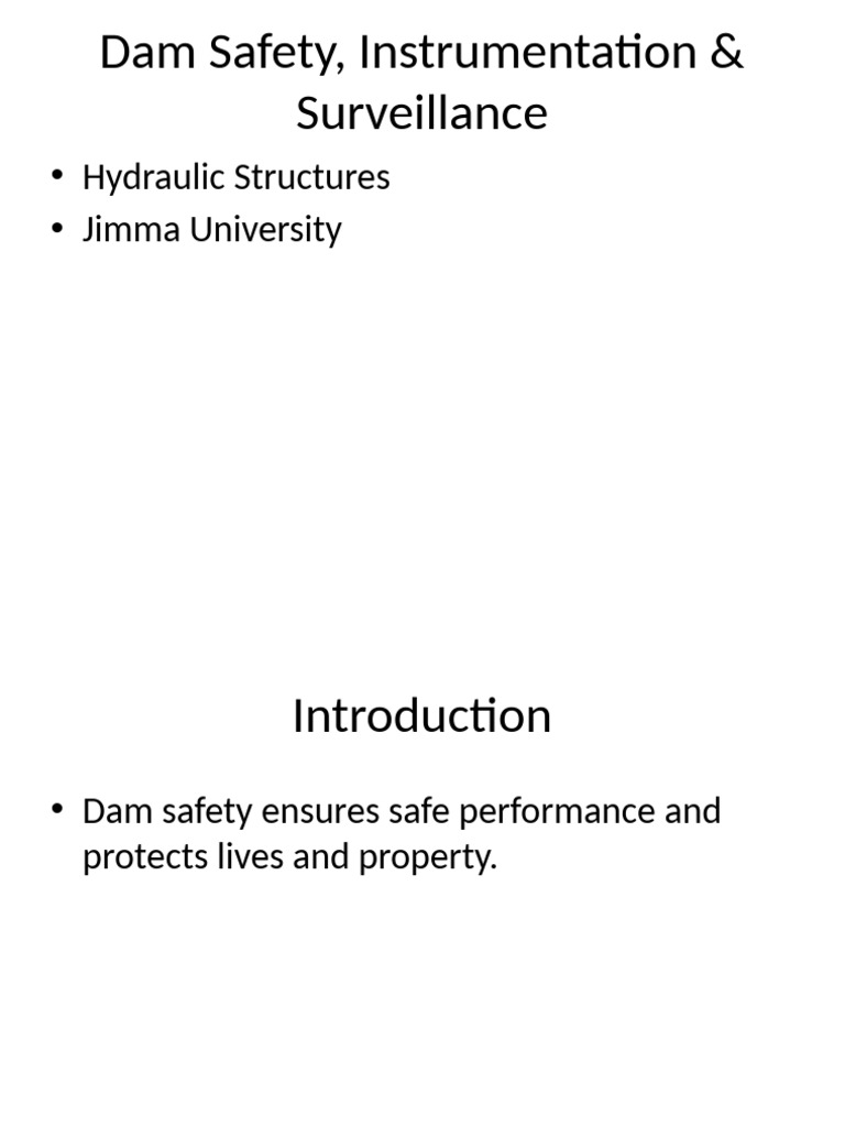 Dam Safety Monitoring and Risk Management | PDF