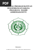 Proposal Pengadaan Kebutuhan Inventaris Masjid Al - Hidayah