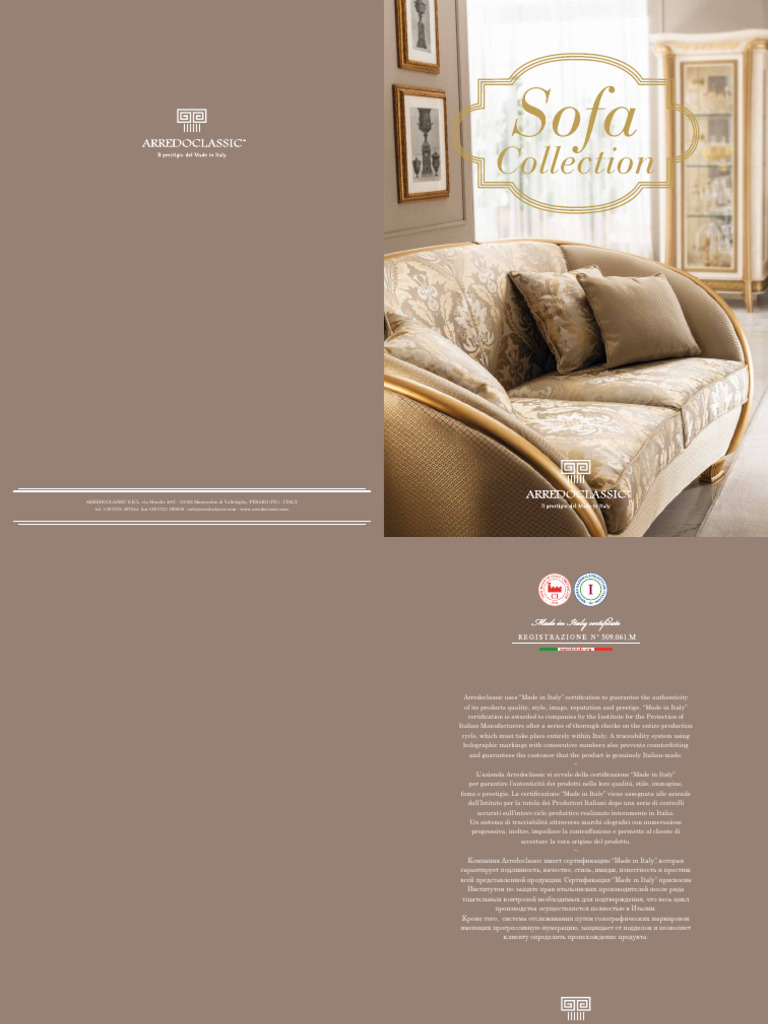 Catalogue Sofa Collection | PDF