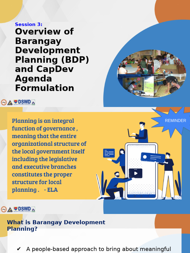 Barangay Development Planning Overview | PDF