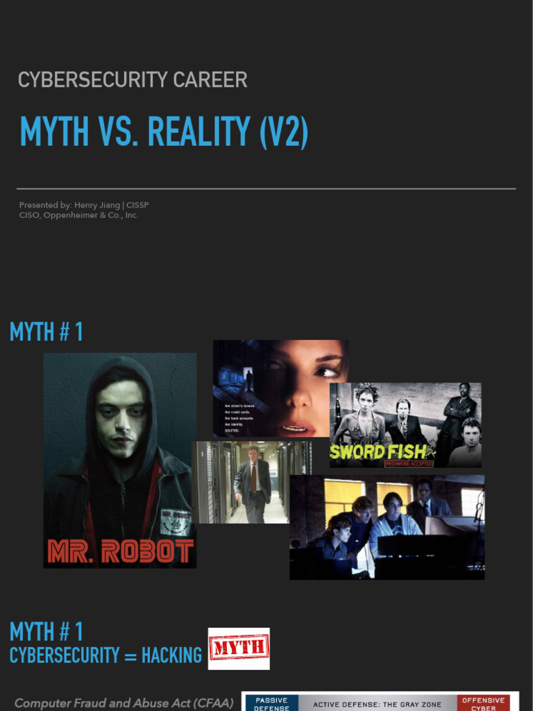 Debunking Cybersecurity Myths | PDF | Computer Security | Security
