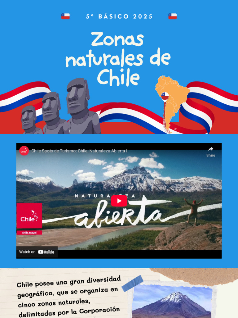 Zonas Naturales y Diversidad en Chile | PDF