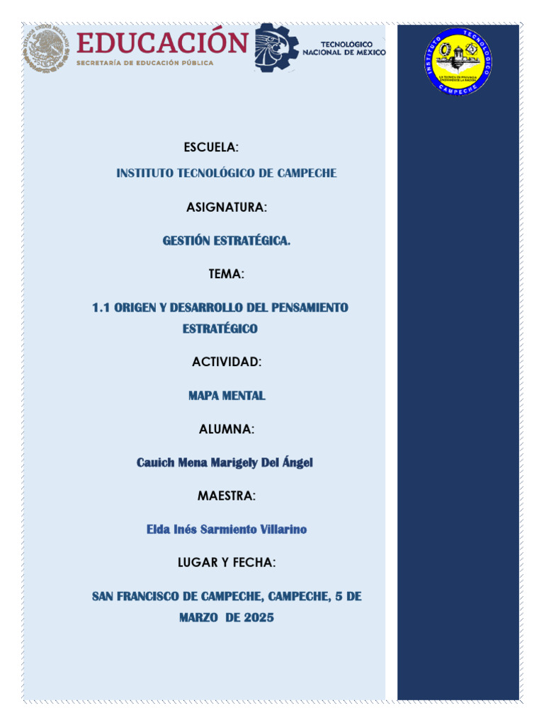 Mapa Mental Tema 1 | PDF