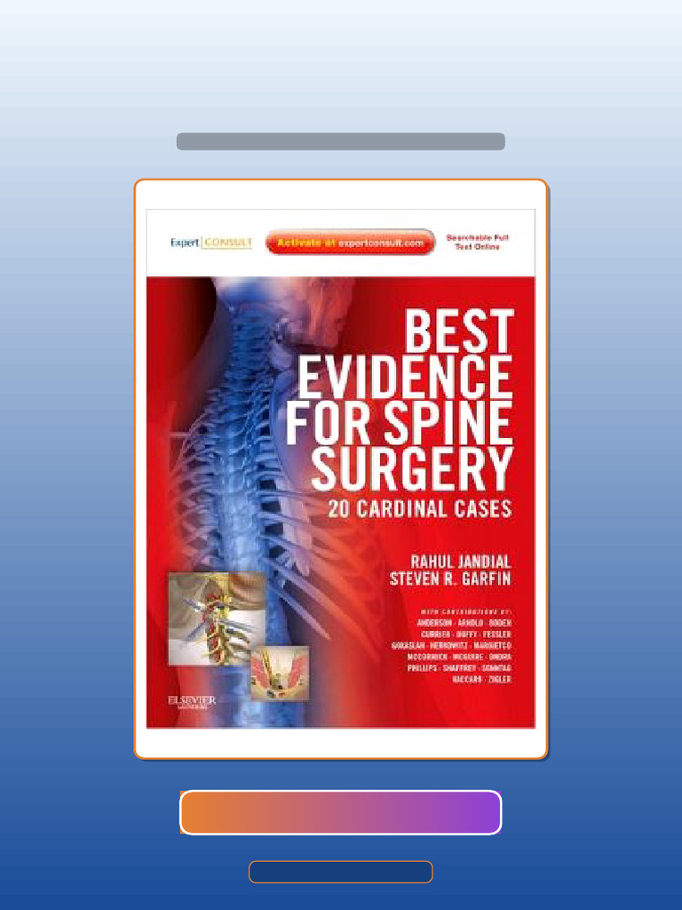 Answers for Best Evidence for Spine Surgery 20 Cardinal Cases | PDF ...