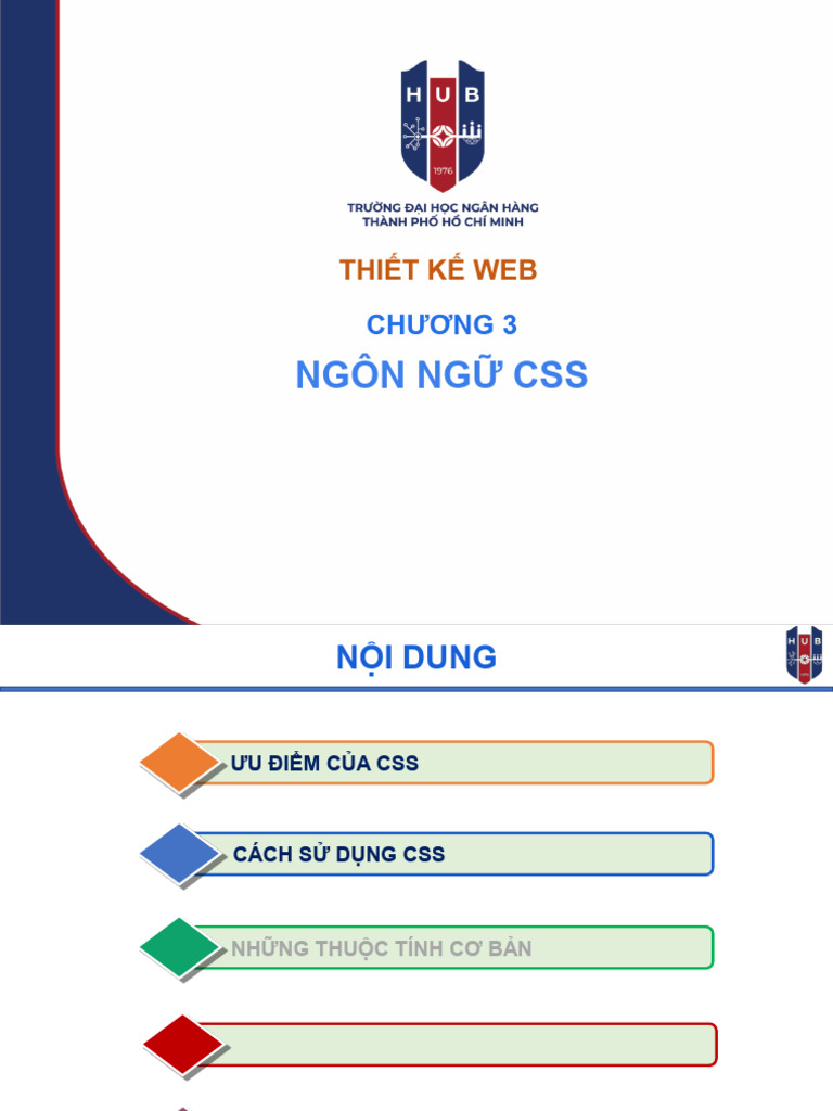 Thiet Ke Web Chuong 3a Gioi Thieu CSS | PDF