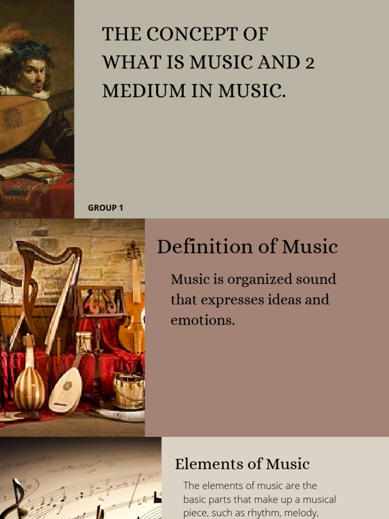 Understanding Music: Elements & Mediums | PDF
