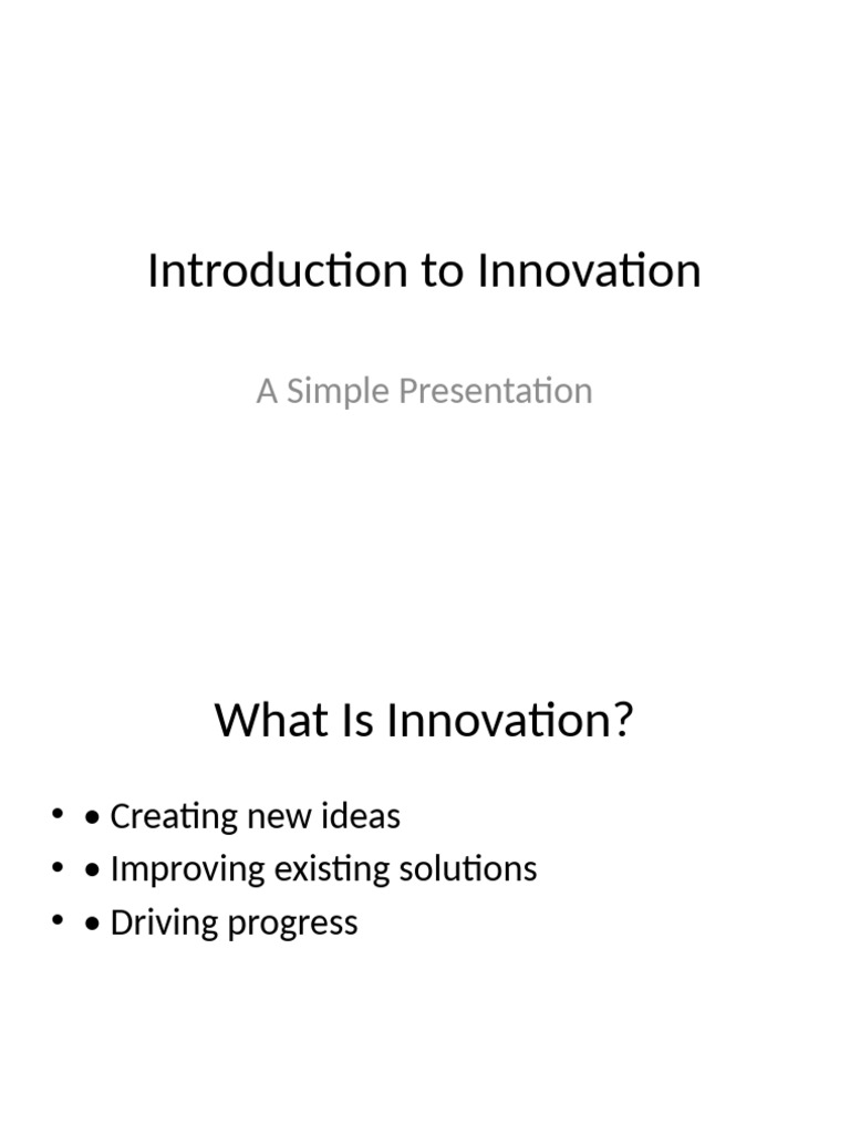 Simple Presentation | PDF