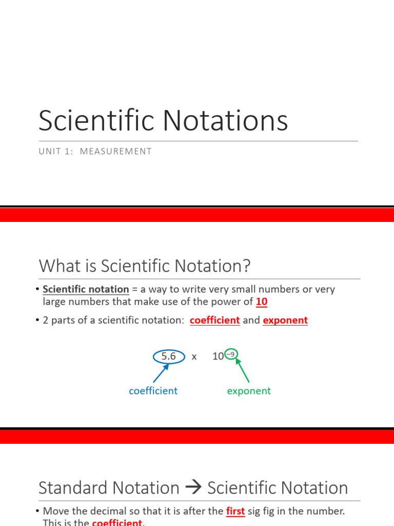 Understanding Scientific Notation Basics | PDF | Numbers | Arithmetic