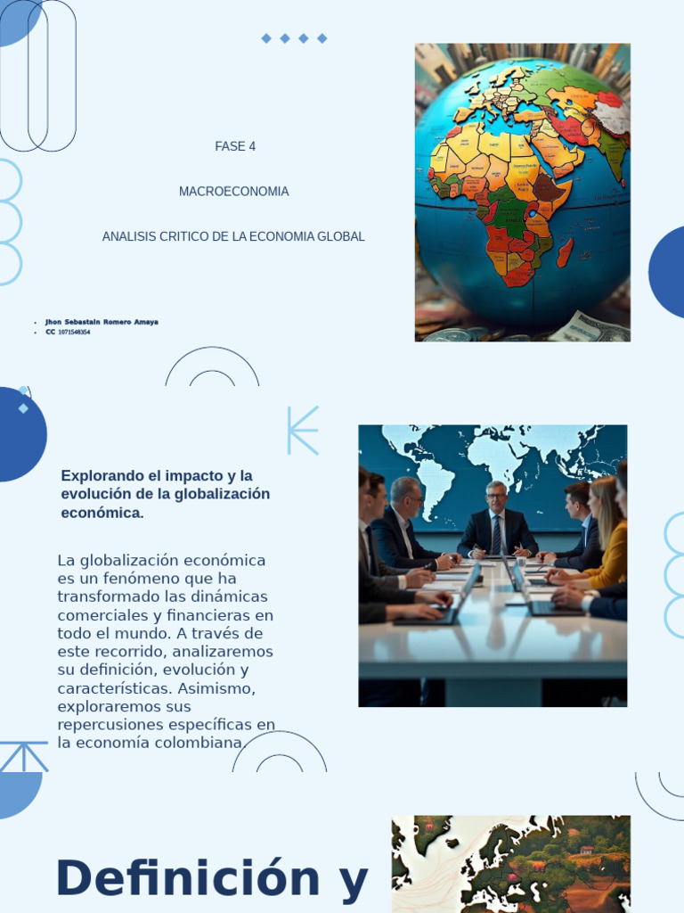 Impacto de la Globalización en Colombia | PDF | Globalización ...