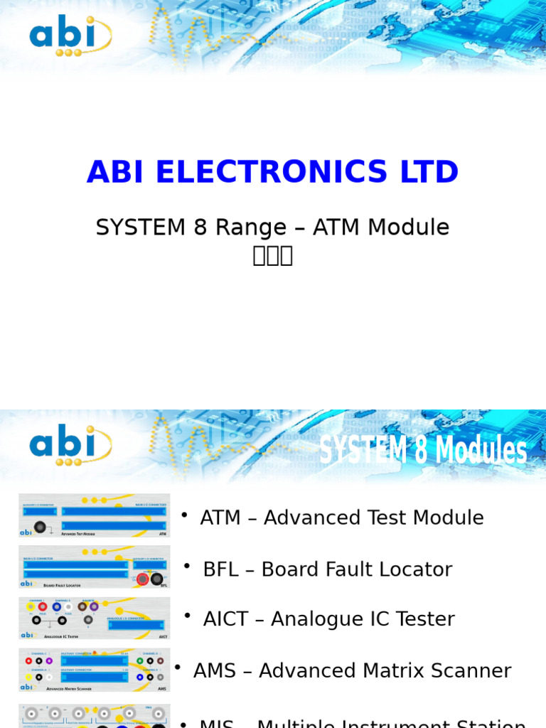 ATM Operation中 | PDF