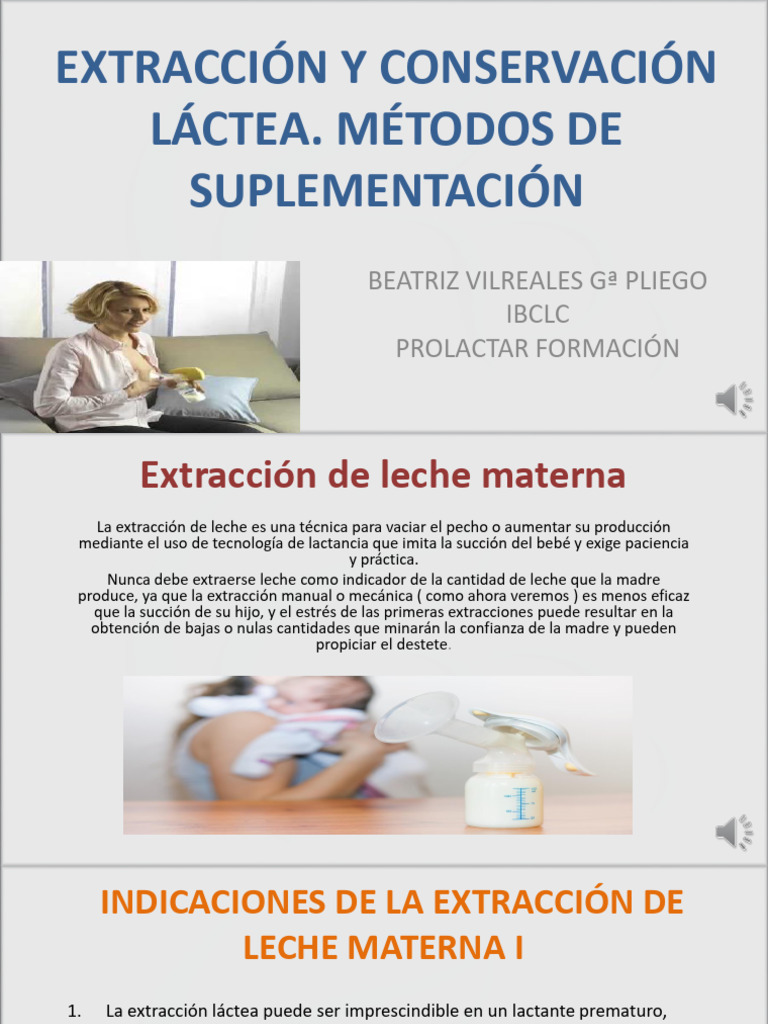 Pdf Extracción Y Conservación De La Leche Materna Pdf La Leche 