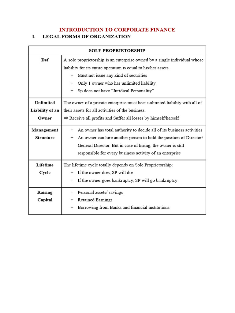 Corporate Finance | PDF | Partnership | Stocks