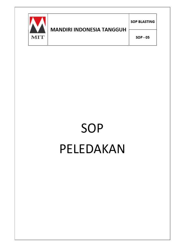 SOP - 05 Pengisian Handak | PDF