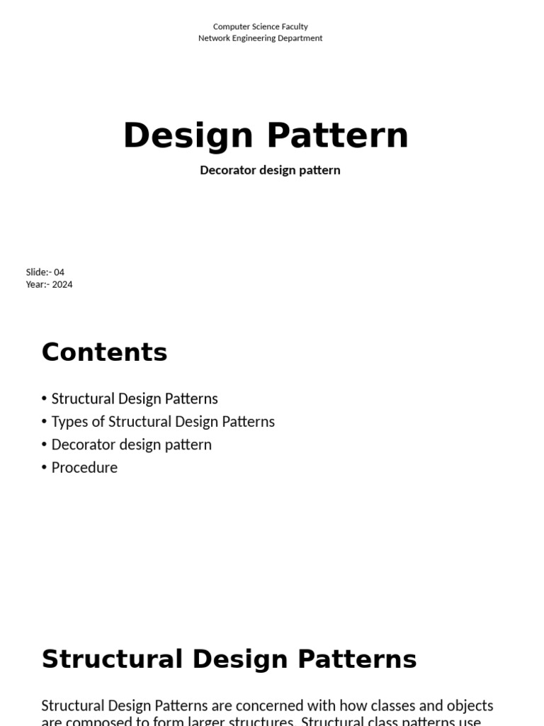 Understanding the Decorator Design Pattern | PDF | Class (Computer ...