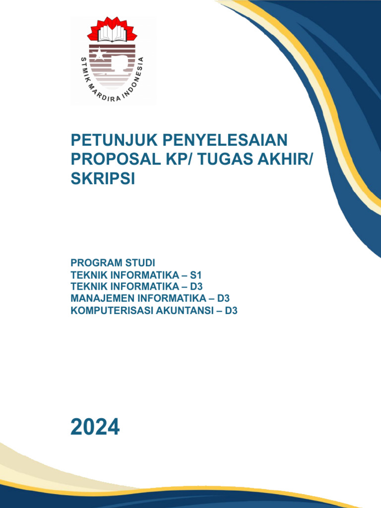 Panduan Penulisan Proposal Skripsi 2024 | PDF